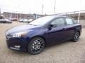 Kona Blue 2017 Ford Focus SEL Sedan Exterior