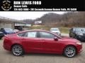 2017 Ruby Red Ford Fusion SE AWD  photo #1