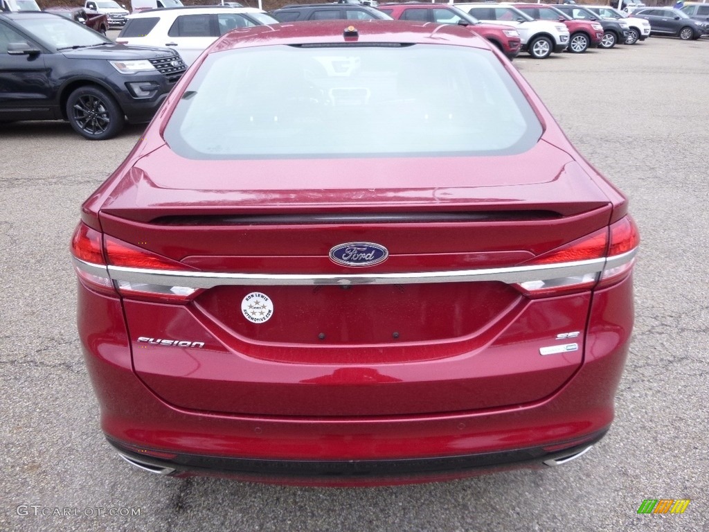 2017 Fusion SE AWD - Ruby Red / Ebony photo #3