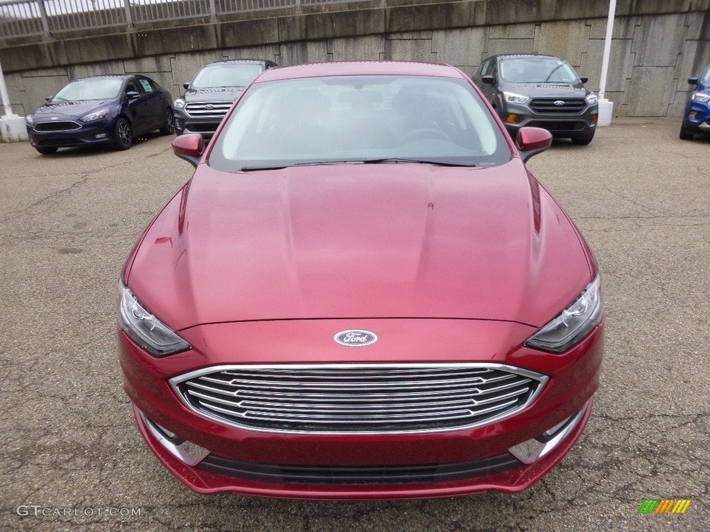 2017 Fusion SE AWD - Ruby Red / Ebony photo #7