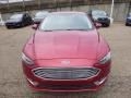 2017 Ruby Red Ford Fusion SE AWD  photo #7