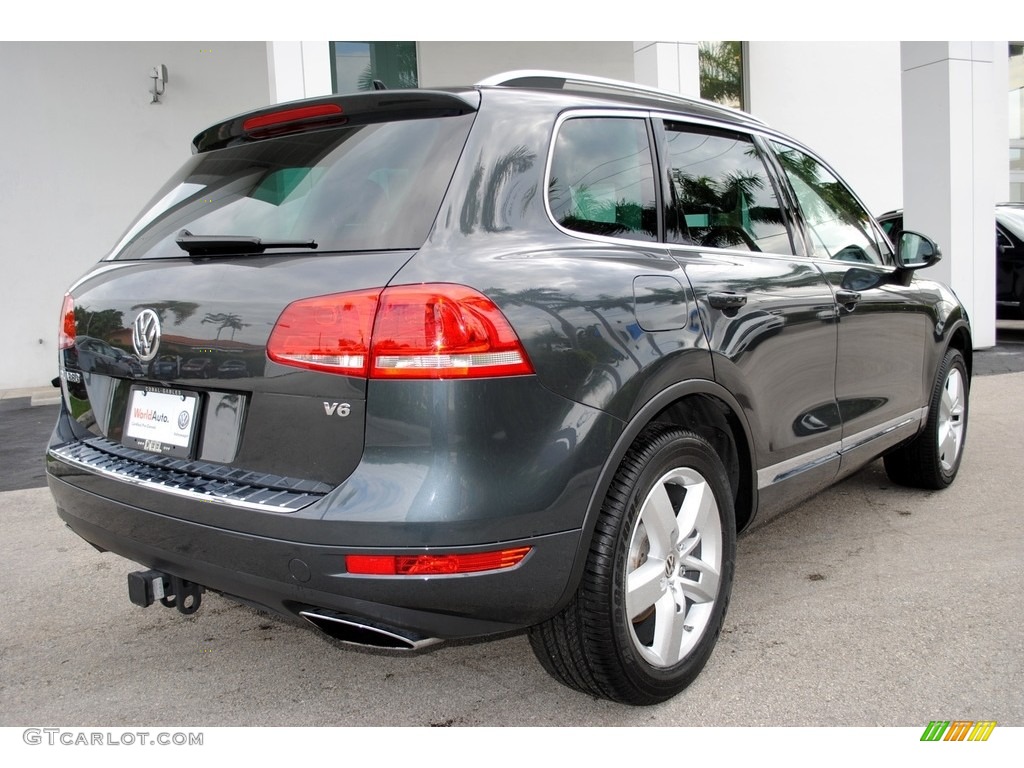 2014 Touareg V6 Lux 4Motion - Canyon Gray Metallic / Black Anthracite photo #9