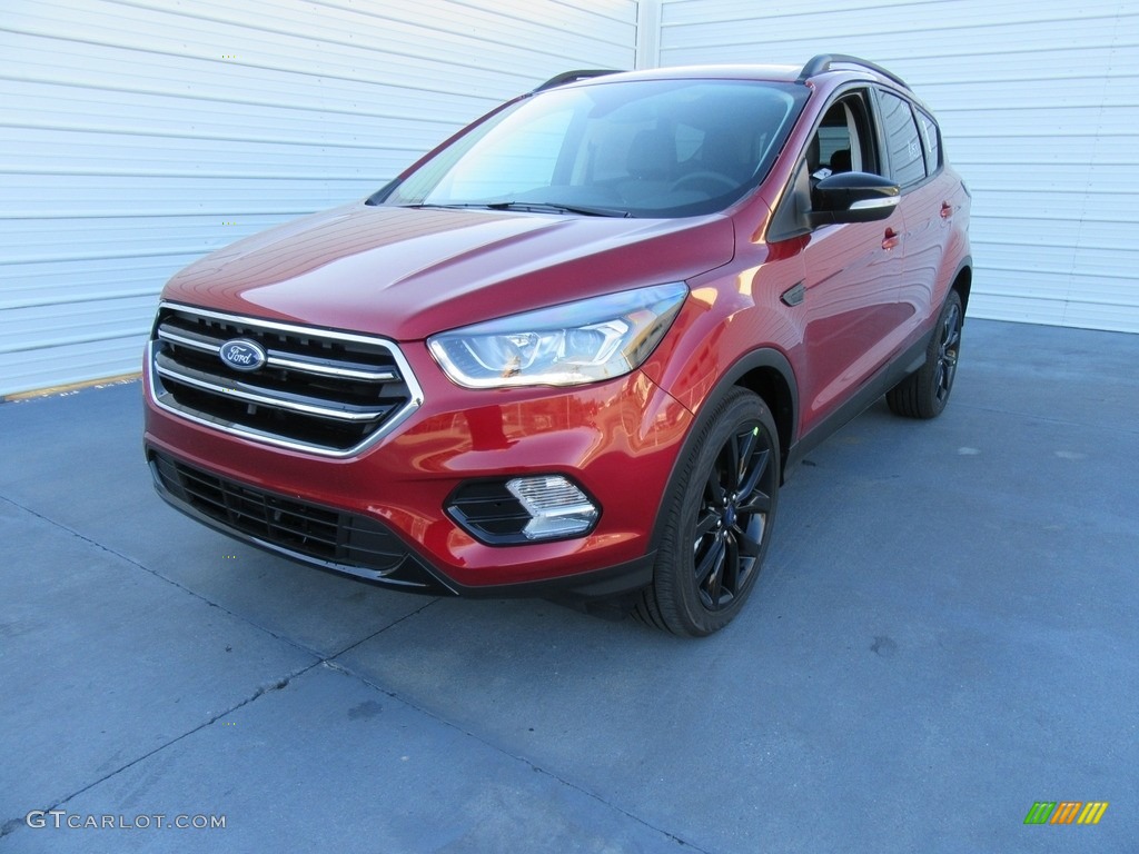 2017 Escape Titanium - Ruby Red / Charcoal Black photo #7