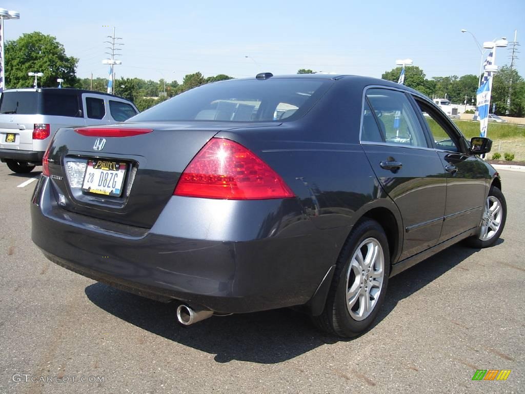 2006 Accord EX-L Sedan - Graphite Pearl / Gray photo #5