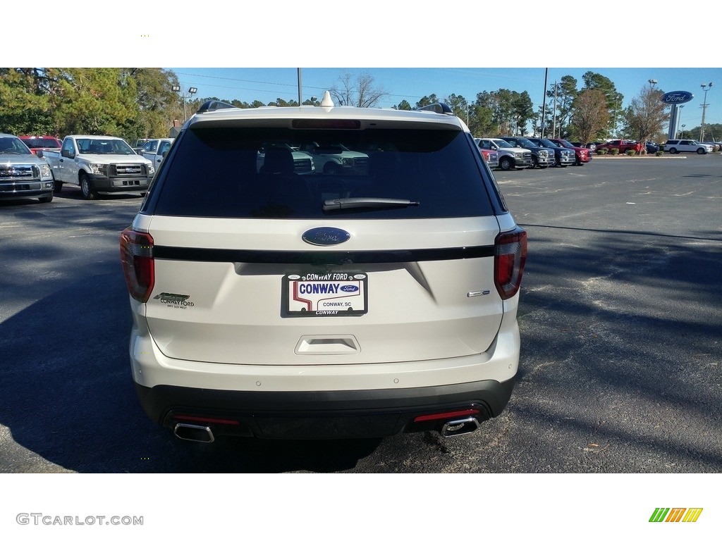 2017 Explorer Sport 4WD - White Platinum / Ebony Black photo #4