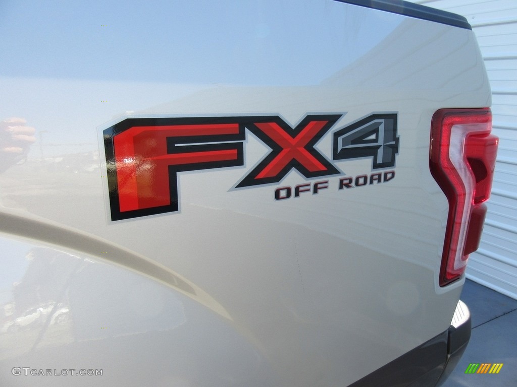 2017 F150 Lariat SuperCrew 4X4 - White Gold / Light Camel photo #15
