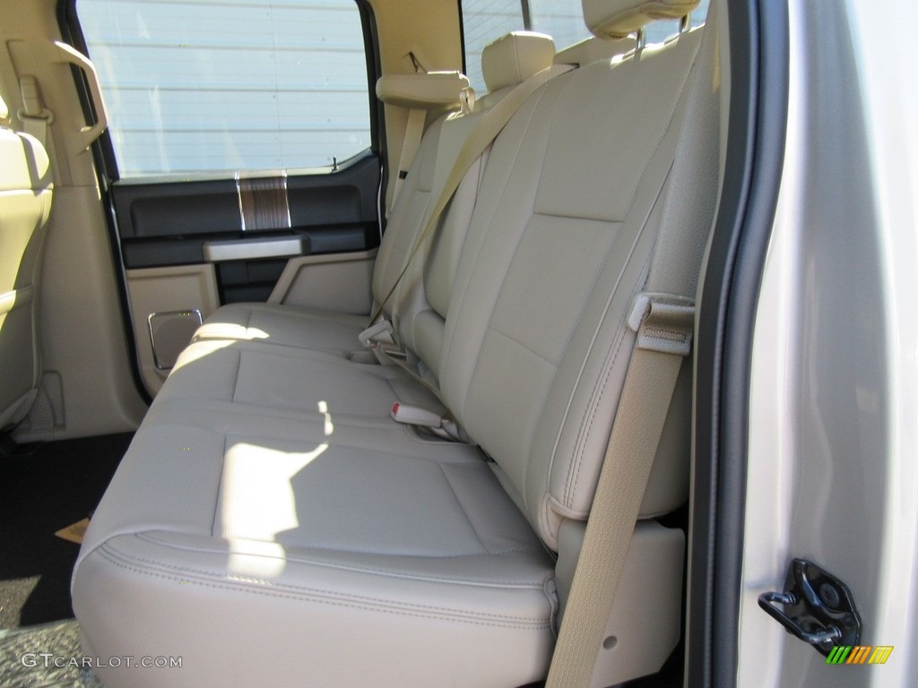2017 F150 Lariat SuperCrew 4X4 - White Gold / Light Camel photo #18