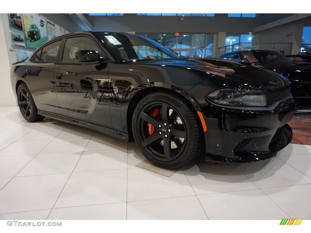 Pitch-Black 2017 Dodge Charger SRT Hellcat Exterior Photo #117491792