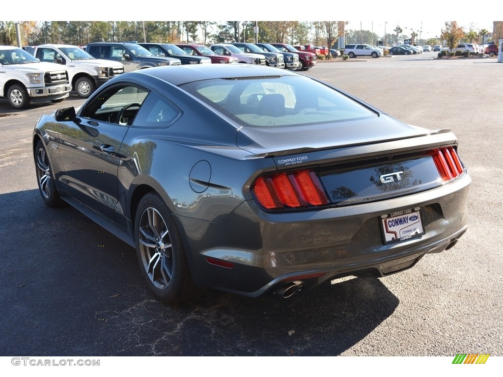 2017 Mustang GT Coupe - Magnetic / Ebony photo #6