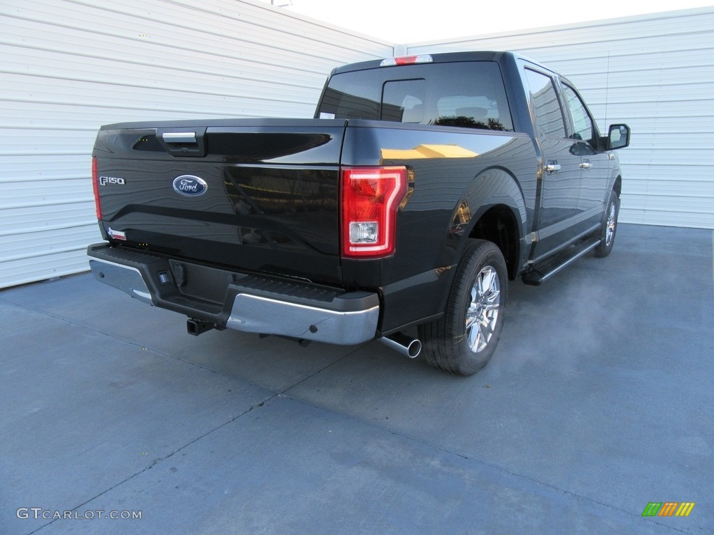 2017 F150 XLT SuperCrew - Shadow Black / Earth Gray photo #4