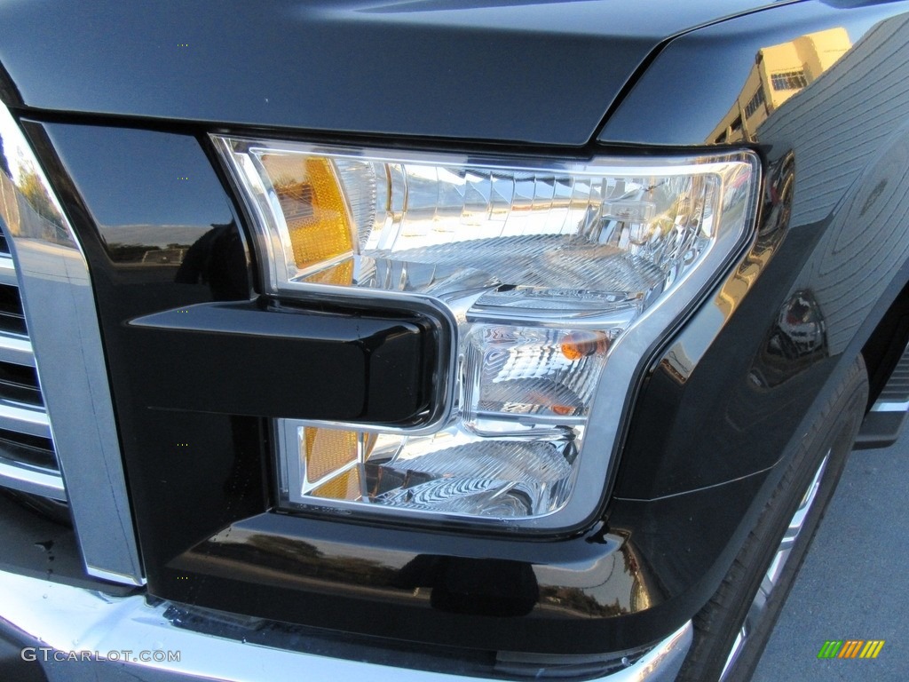 2017 F150 XLT SuperCrew - Shadow Black / Earth Gray photo #9