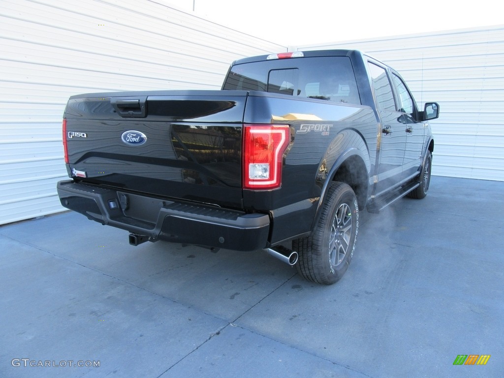 2017 F150 XL SuperCrew 4x4 - Shadow Black / Black photo #4