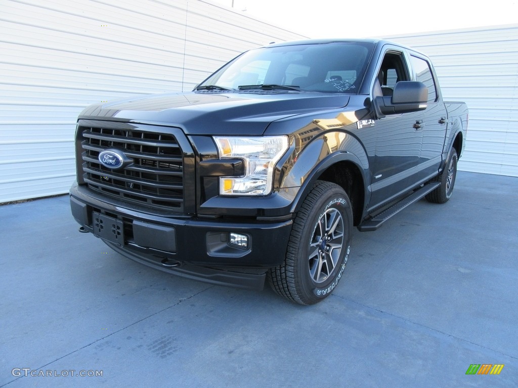 2017 F150 XL SuperCrew 4x4 - Shadow Black / Black photo #7