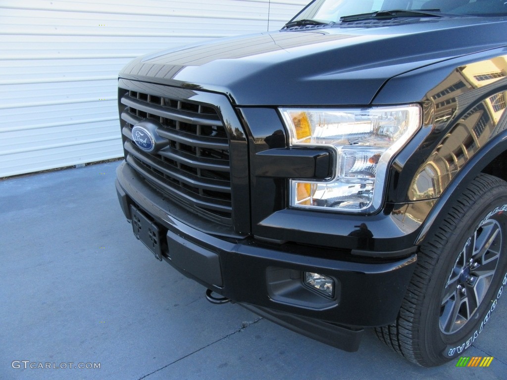 2017 F150 XL SuperCrew 4x4 - Shadow Black / Black photo #10