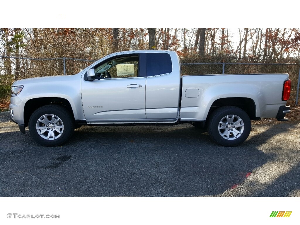 Silver Ice Metallic 2017 Chevrolet Colorado LT Extended Cab Exterior Photo #117492953