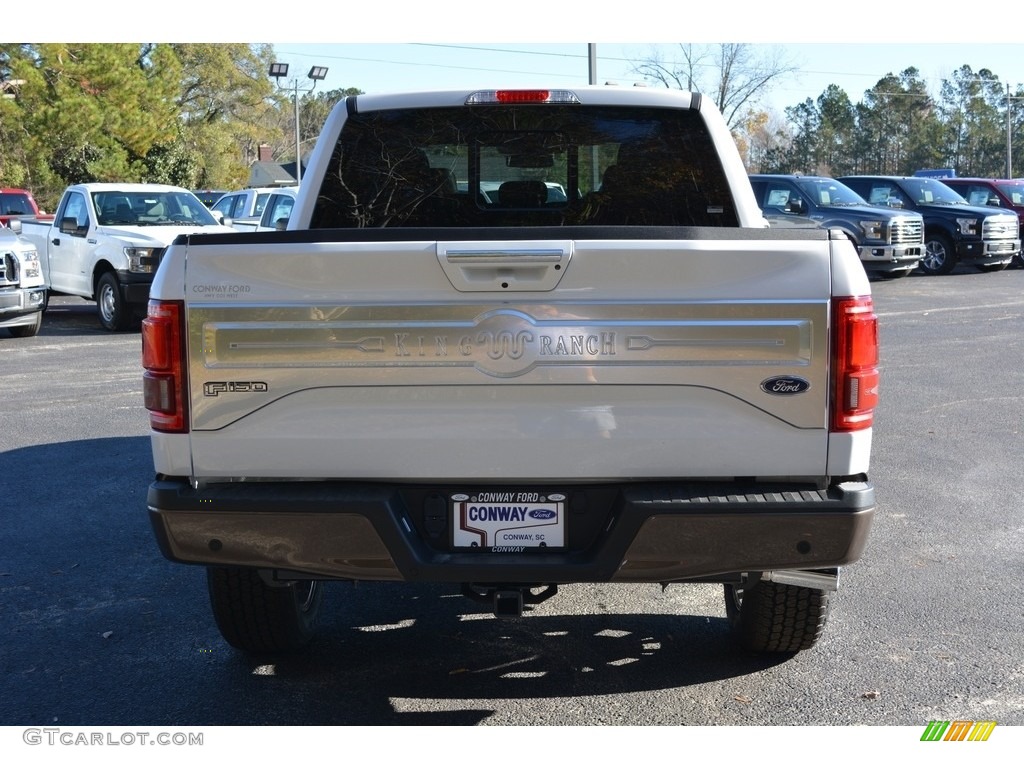 2017 F150 King Ranch SuperCrew 4x4 - Oxford White / King Ranch Java photo #4