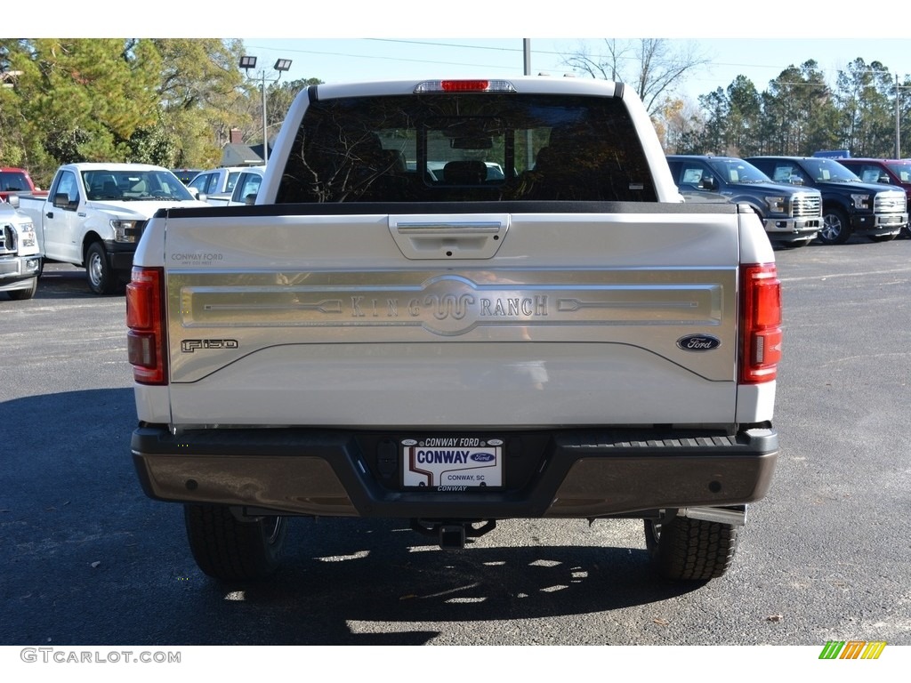 2017 F150 King Ranch SuperCrew 4x4 - Oxford White / King Ranch Java photo #4