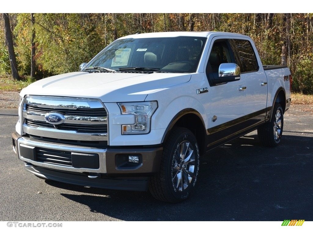 2017 F150 King Ranch SuperCrew 4x4 - Oxford White / King Ranch Java photo #9