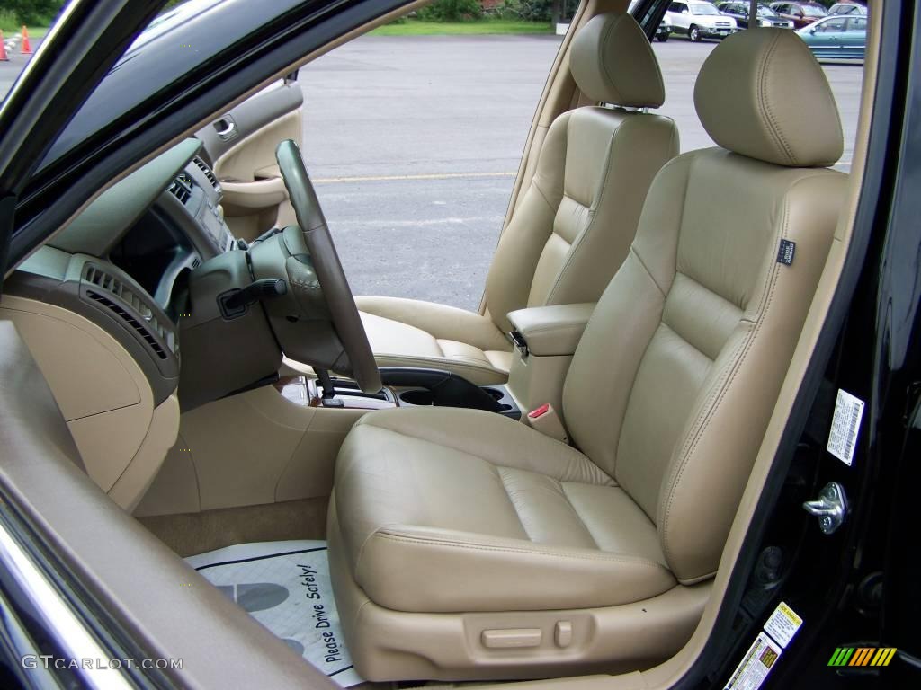 2006 Accord EX-L V6 Sedan - Nighthawk Black Pearl / Ivory photo #9