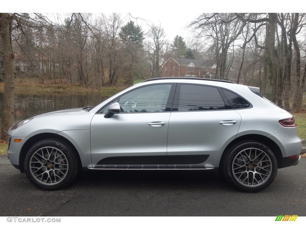 2016 Macan S - Rhodium Silver Metallic / Black photo #3