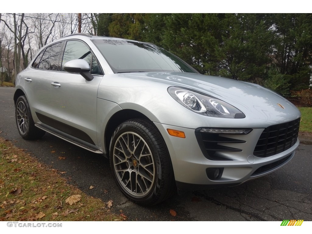 2016 Macan S - Rhodium Silver Metallic / Black photo #8