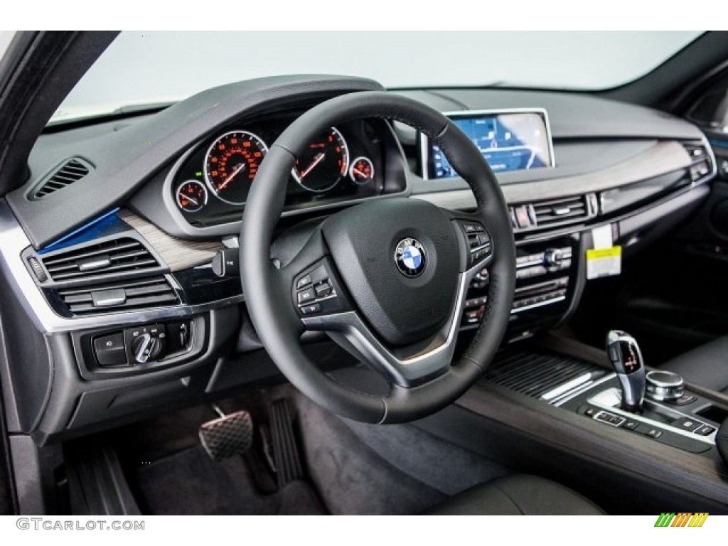 2017 BMW X5 xDrive35i Black Dashboard Photo #117494701