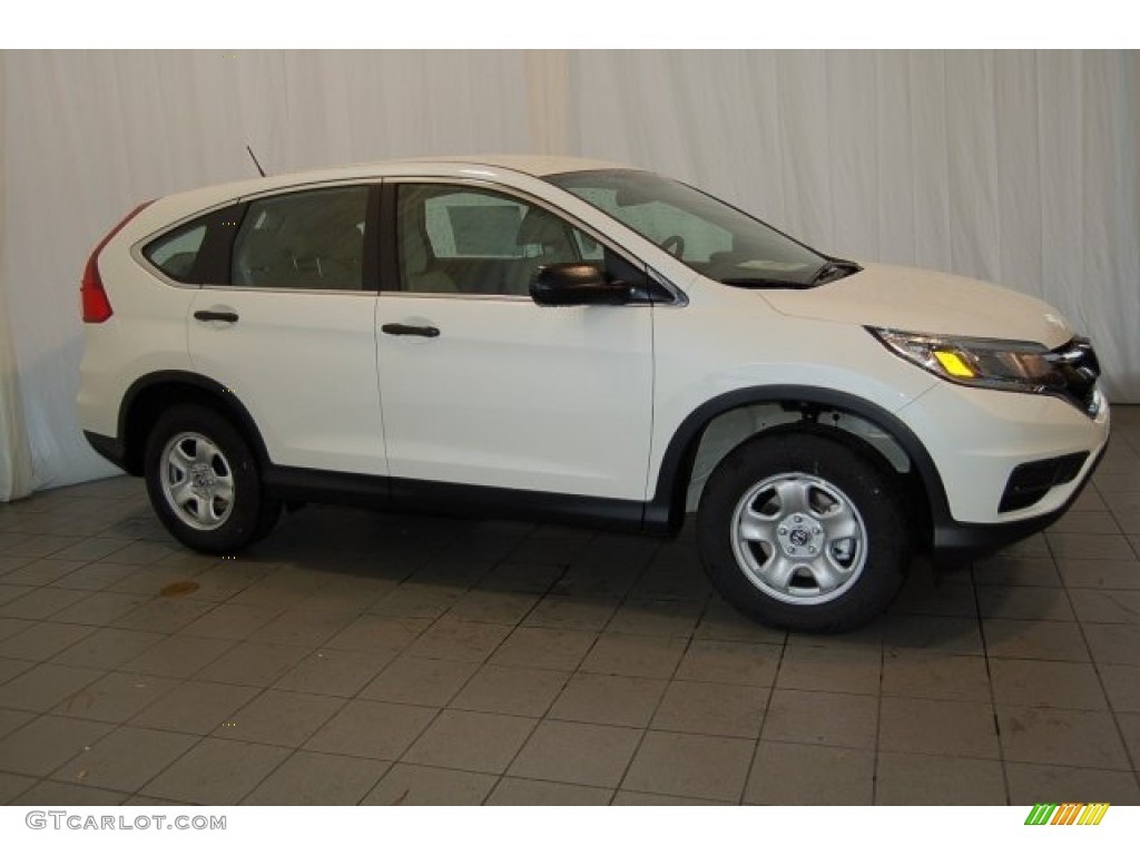 2016 CR-V LX AWD - White Diamond Pearl / Beige photo #4