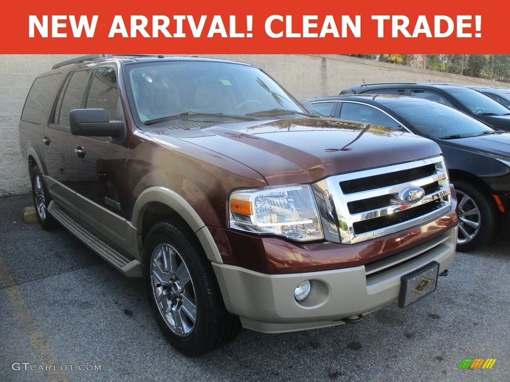 2007 Expedition EL Eddie Bauer 4x4 - Dark Copper Metallic / Camel/Grey Stone photo #1