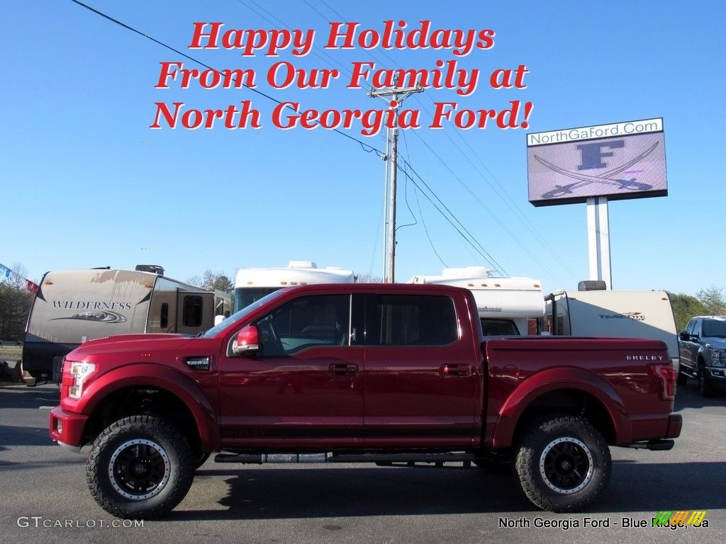 2017 F150 Shelby Cobra Edition SuperCrew 4x4 - Ruby Red / Black photo #2