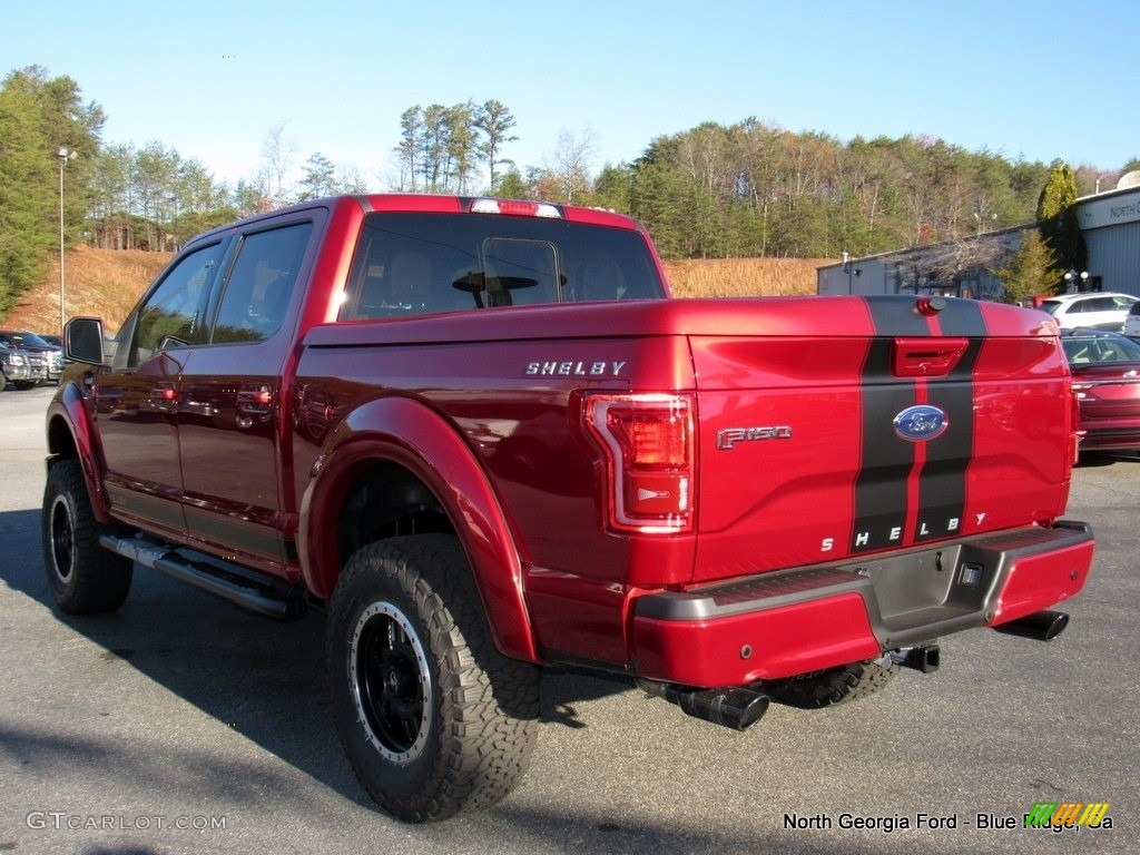 2017 F150 Shelby Cobra Edition SuperCrew 4x4 - Ruby Red / Black photo #3
