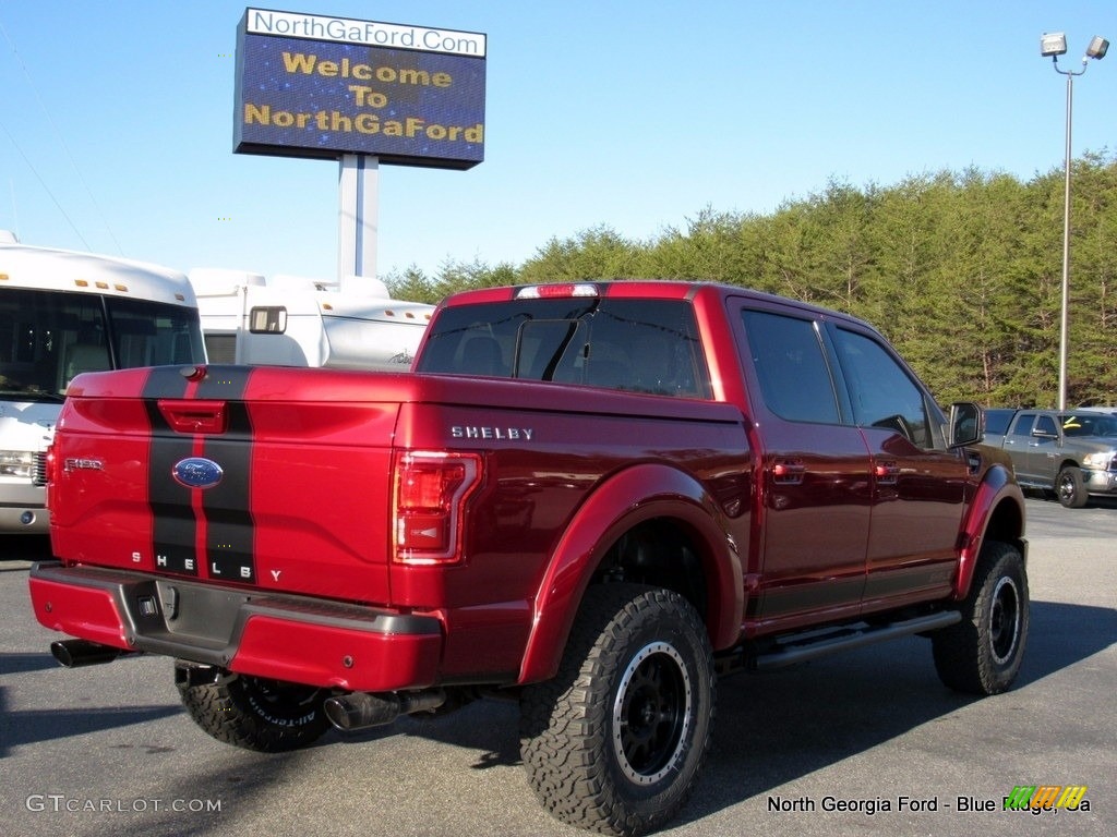 2017 F150 Shelby Cobra Edition SuperCrew 4x4 - Ruby Red / Black photo #5