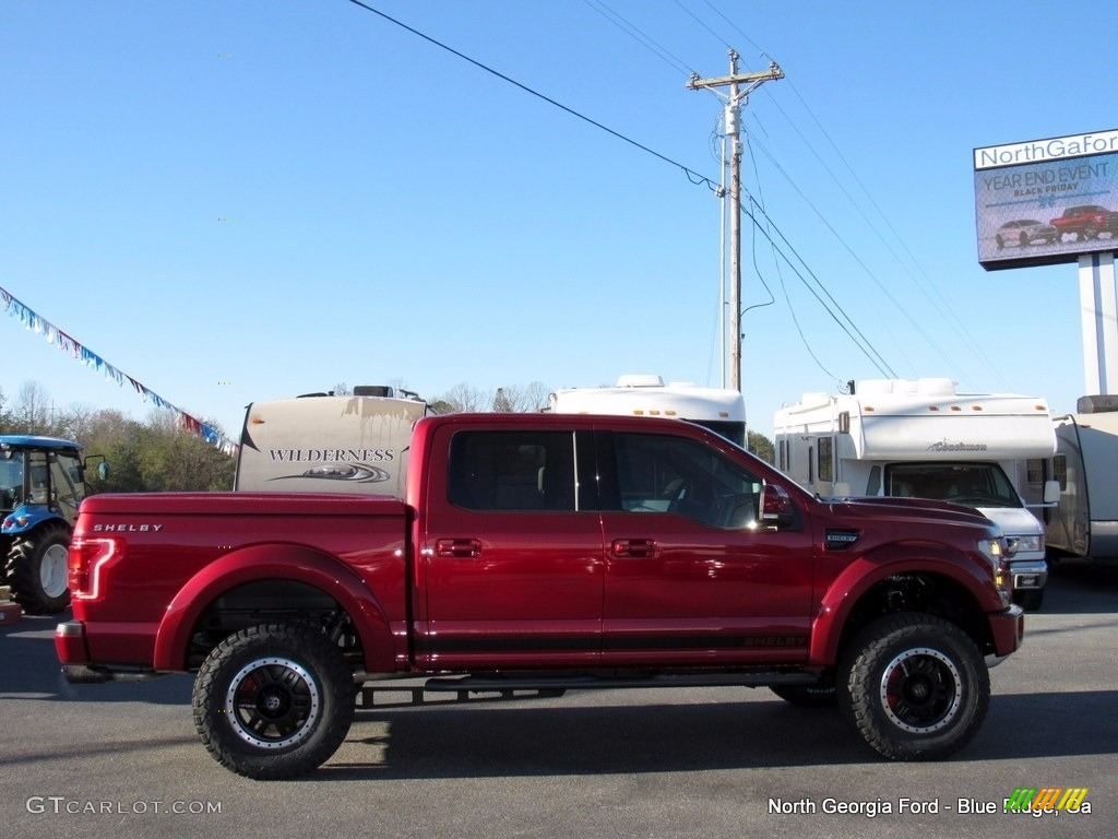 2017 F150 Shelby Cobra Edition SuperCrew 4x4 - Ruby Red / Black photo #6