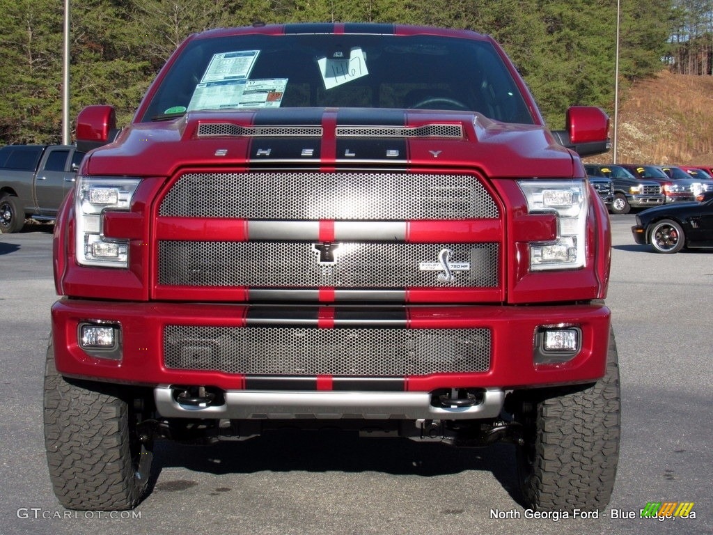 2017 F150 Shelby Cobra Edition SuperCrew 4x4 - Ruby Red / Black photo #8