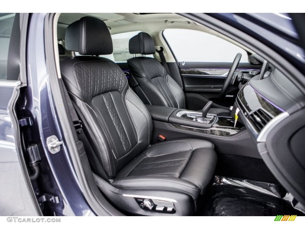 2017 7 Series 740i Sedan - Arctic Gray Metallic / Black photo #2