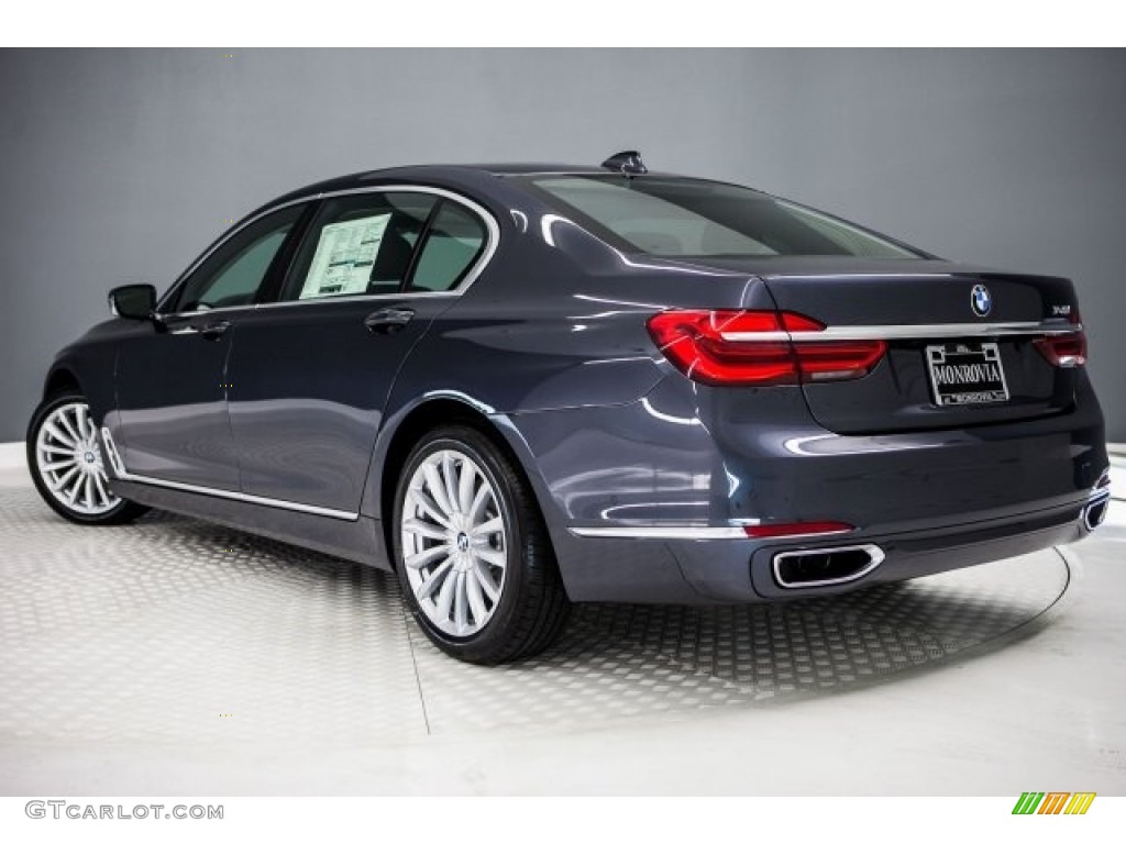 2017 7 Series 740i Sedan - Arctic Gray Metallic / Black photo #3