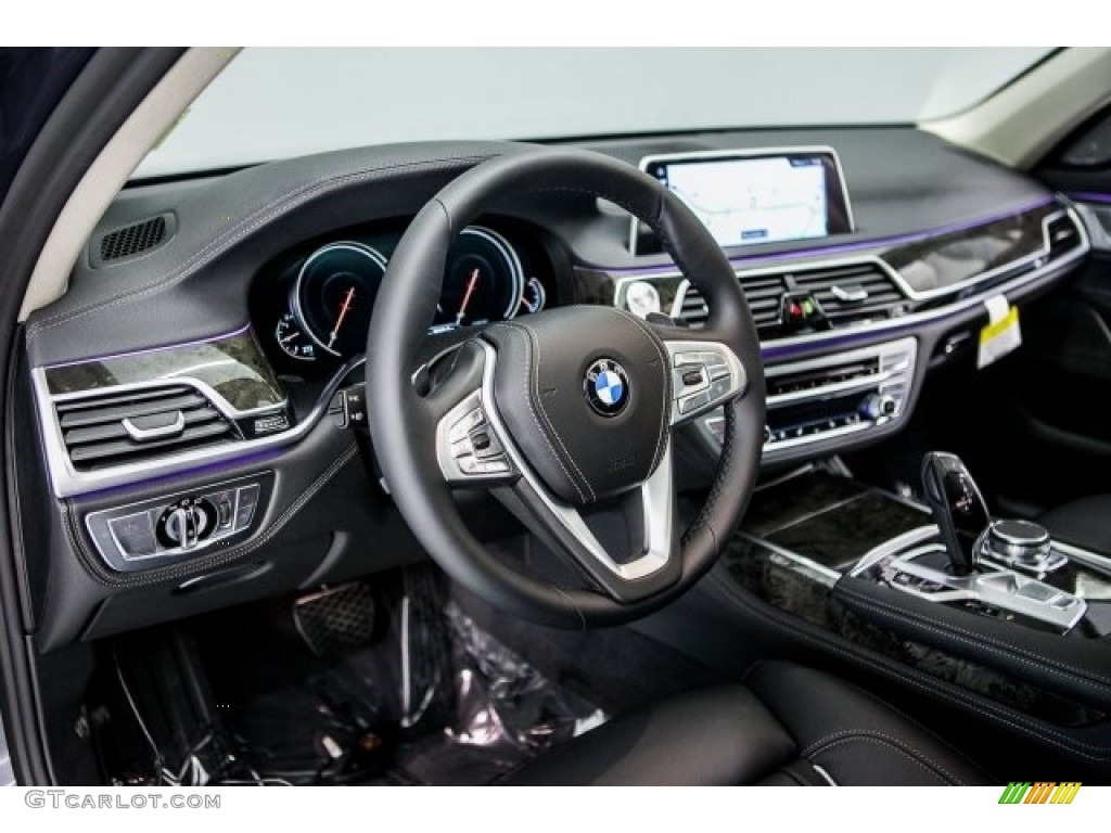 2017 7 Series 740i Sedan - Arctic Gray Metallic / Black photo #6