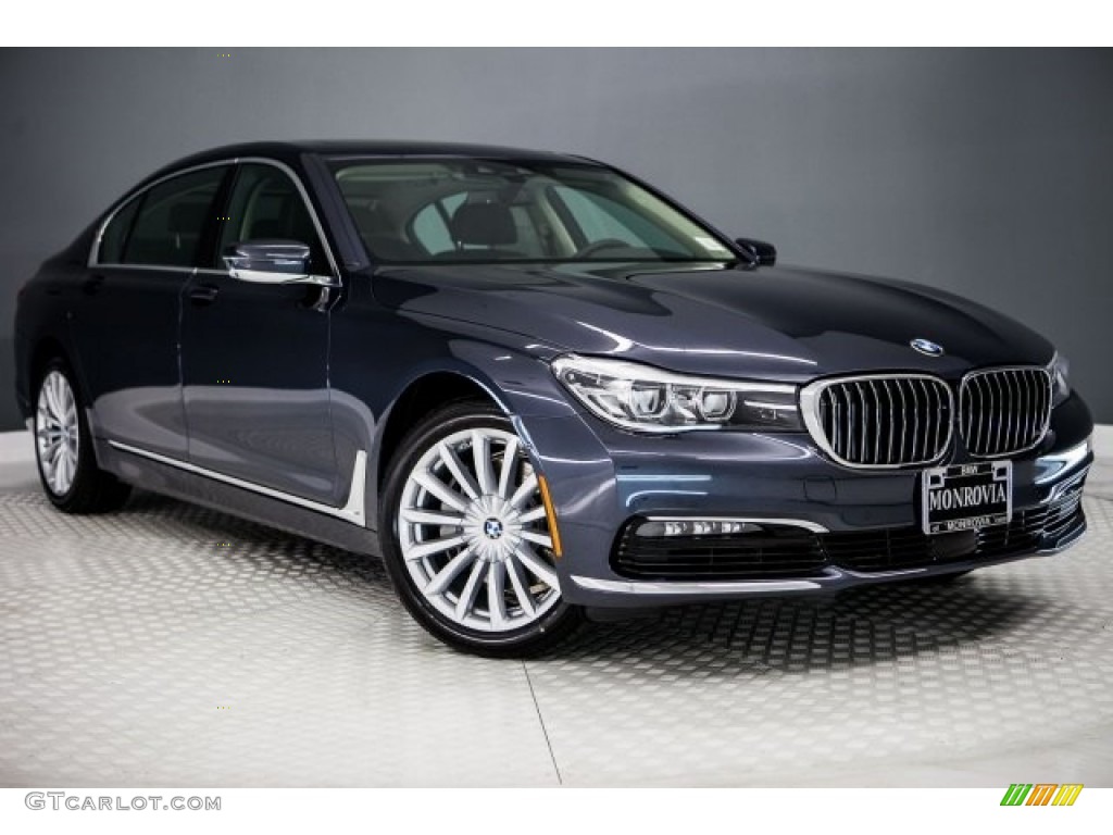 2017 7 Series 740i Sedan - Arctic Gray Metallic / Black photo #12
