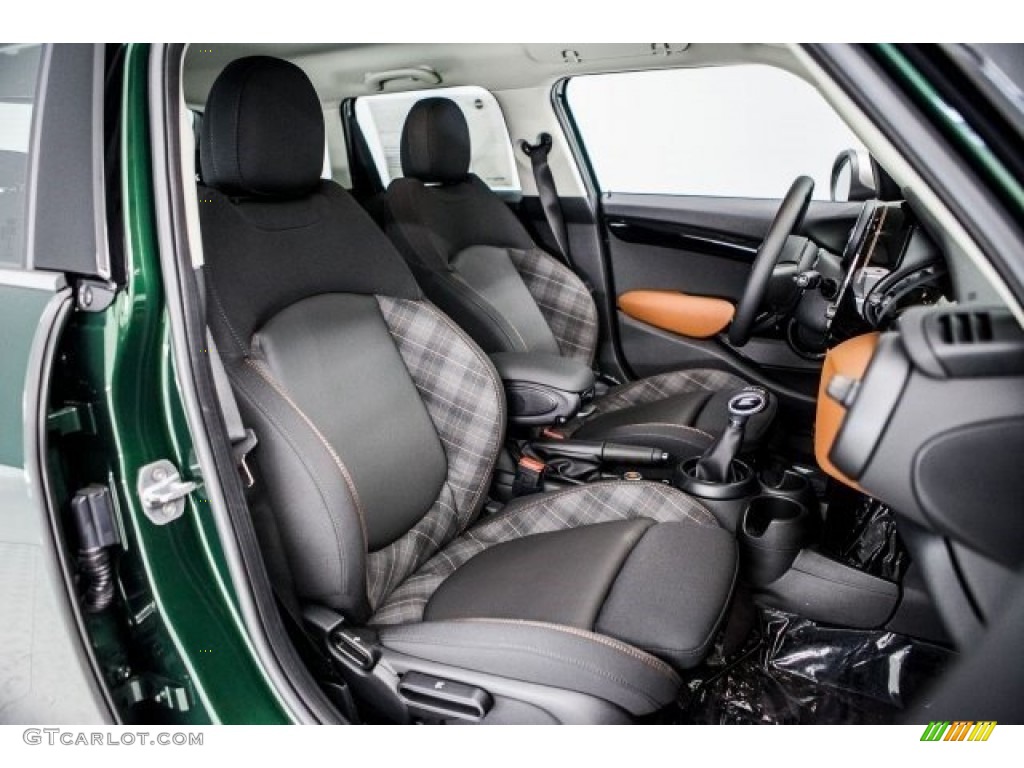 Black Pearl/Mottled Grey Cloth Interior 2017 Mini Hardtop Cooper 4 Door Photo #117500476