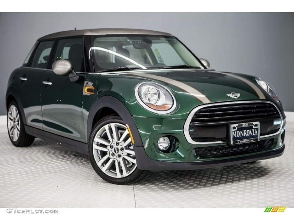 British Racing Green II Metallic 2017 Mini Hardtop Cooper 4 Door Exterior Photo #117500632