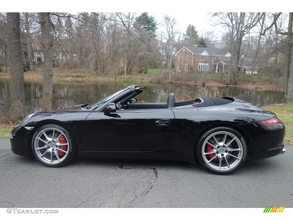 Black 2014 Porsche 911 Carrera S Cabriolet Exterior Photo #117501034