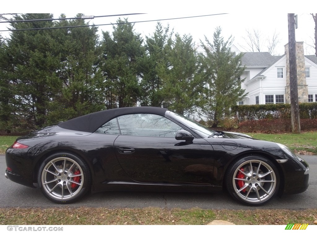 Black 2014 Porsche 911 Carrera S Cabriolet Exterior Photo #117501109