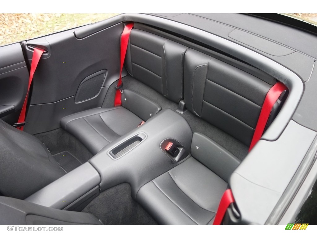 Black Interior 2014 Porsche 911 Carrera S Cabriolet Photo #117501346