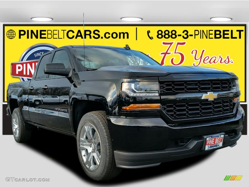 Black Chevrolet Silverado 1500