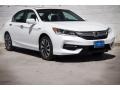 2017 White Orchid Pearl Honda Accord Hybrid EX-L Sedan  photo #1