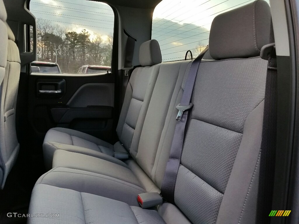 2017 Silverado 1500 Custom Double Cab - Black / Dark Ash/Jet Black photo #6