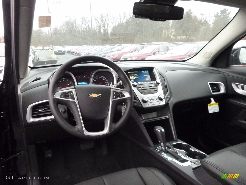 Jet Black Interior 2017 Chevrolet Equinox LT AWD Photo #117506713