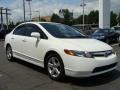 2007 Taffeta White Honda Civic EX Sedan  photo #3