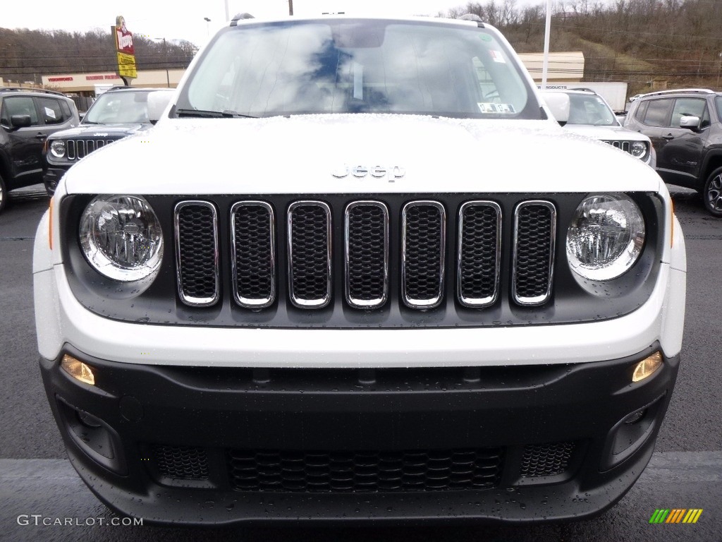 2017 Renegade Latitude 4x4 - Alpine White / Black/Sandstorm photo #9