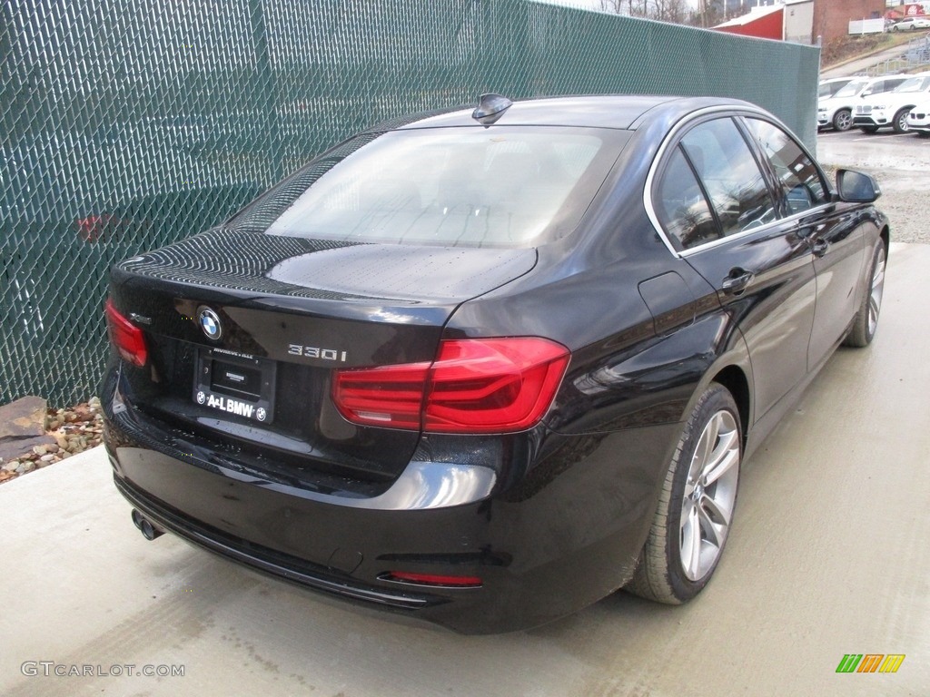 2017 3 Series 330i xDrive Sedan - Jet Black / Black photo #4