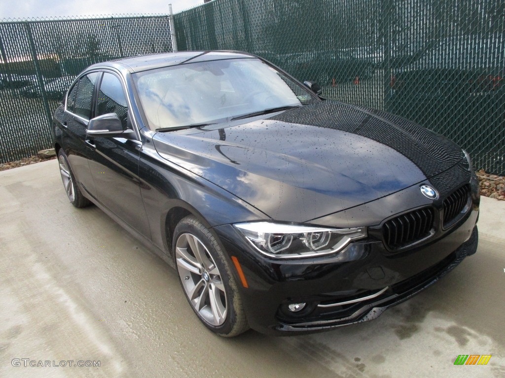 2017 3 Series 330i xDrive Sedan - Jet Black / Black photo #5